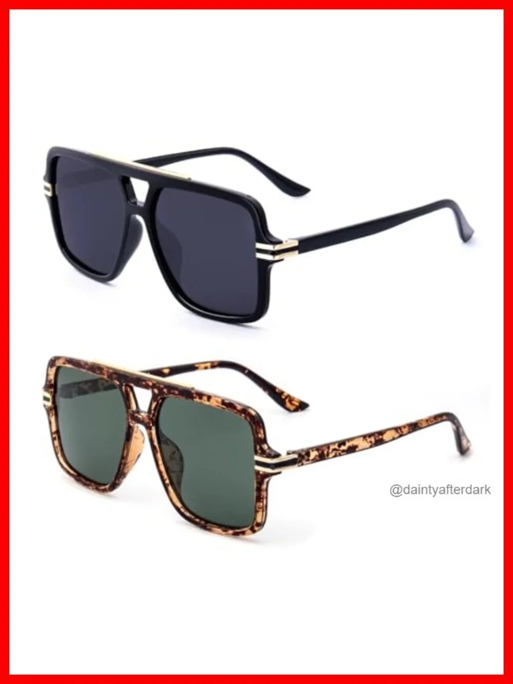 Polarized Oversized Aviator Sunglasses UV400 Protection for Driving Outdoor